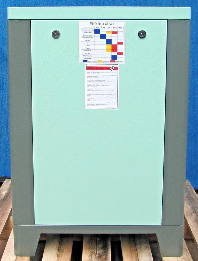 Used 2026 Maximus 10 HP Rotary Screw Air Compressor VFD 230V Single Phase