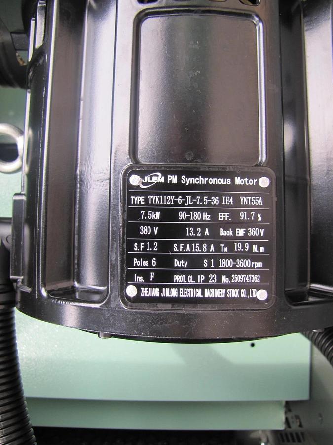 Used 2026 Maximus 10 HP Rotary Screw Air Compressor VFD 230V Single Phase on 60G Tank