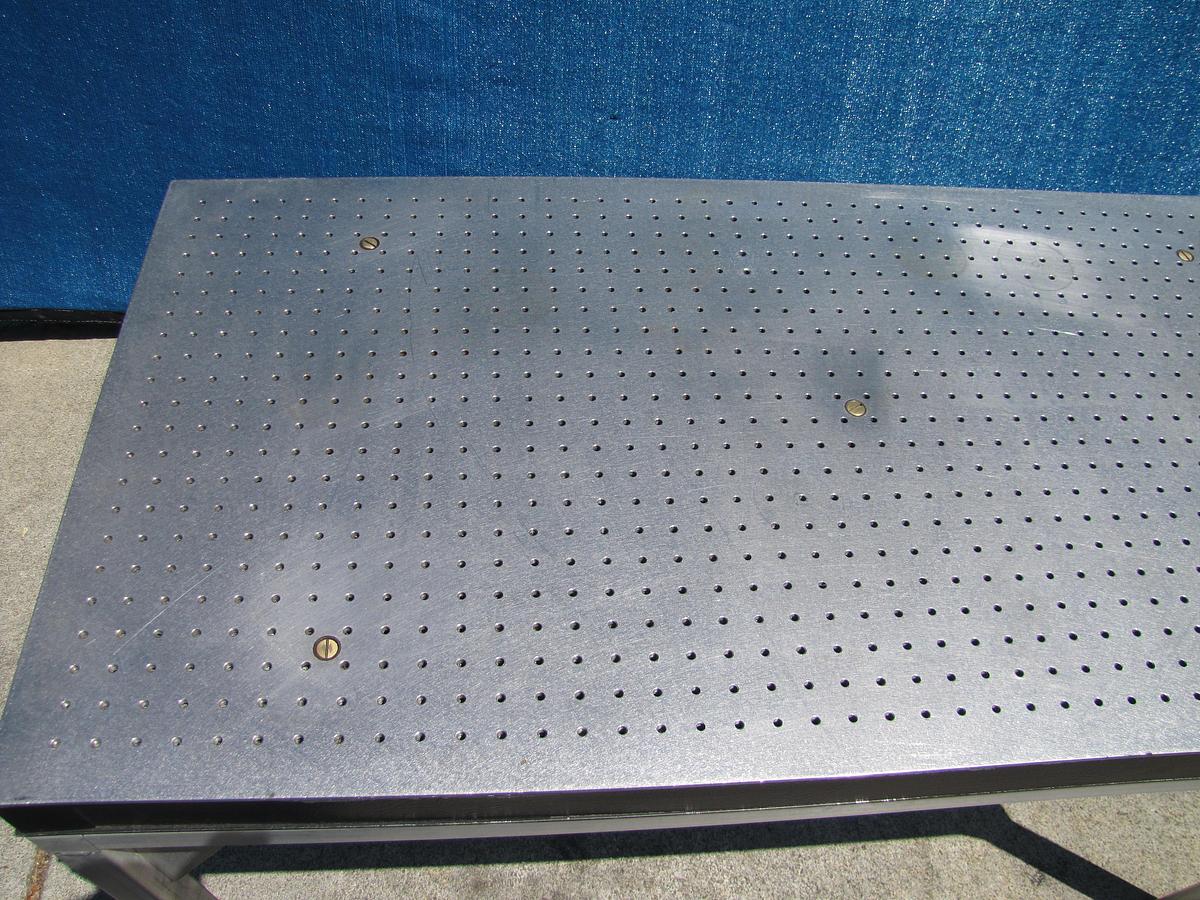 Used Newport NRC 48" x 24" Breadboard Optical Table With Legs Stand 29" High