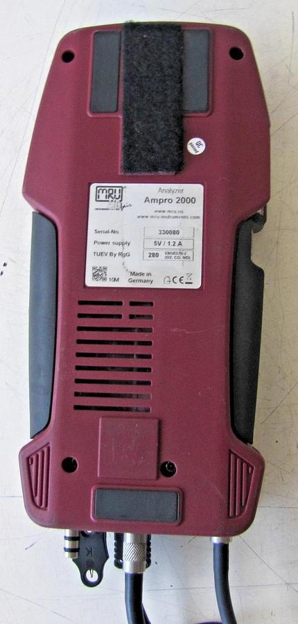 Used MRU Ampro 2000 Handheld Combustion Emissions Analyzer w/ Probe
