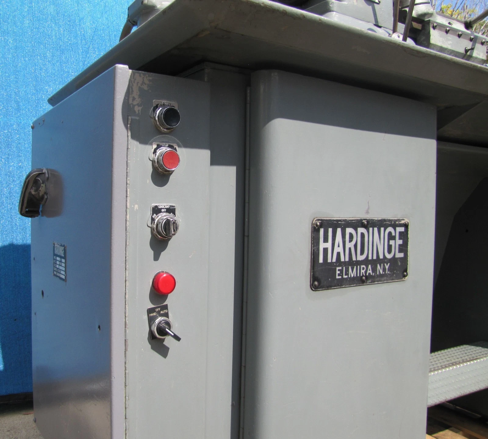 Used Hardinge VBS Collet Type Metal Lathe 1HP 460V 3PH Turret Attachment Coolant Pump