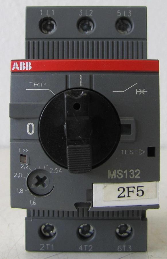 Used ABB Allen Bradley MS132 Manual Motor Starter 1.6 - 2.5A Amp 3 Pole 690V