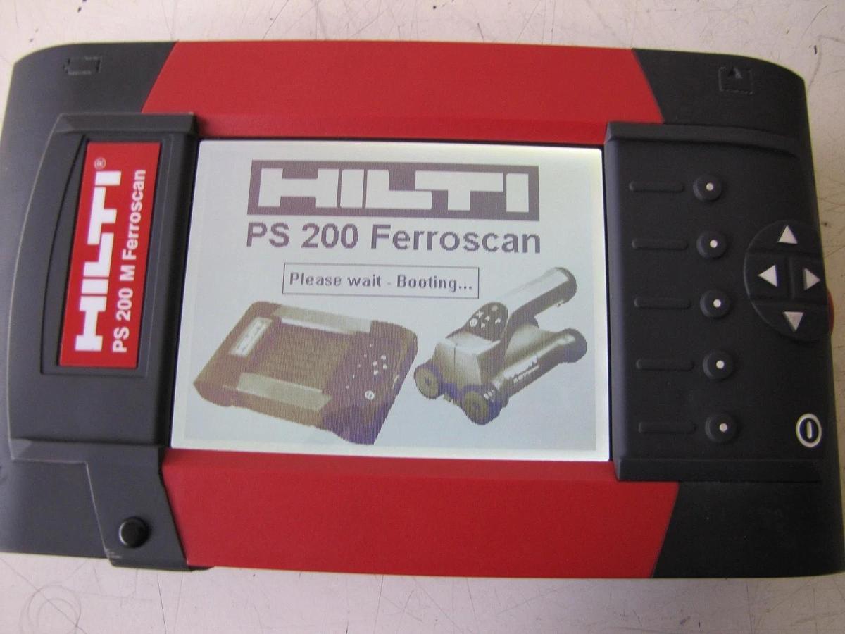 Used Hilti PS 200 M Ferroscan Concrete Rebar Scanner Cordless Battery PS200S PS200M
