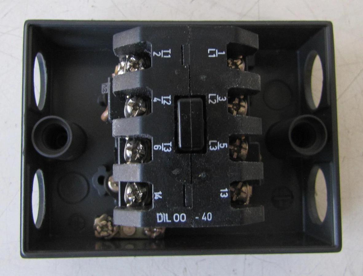Used Klockner Moeller 20 Amp Industrial Contactor DIL 00-40-NA  3 Pole 20A 115V Coil