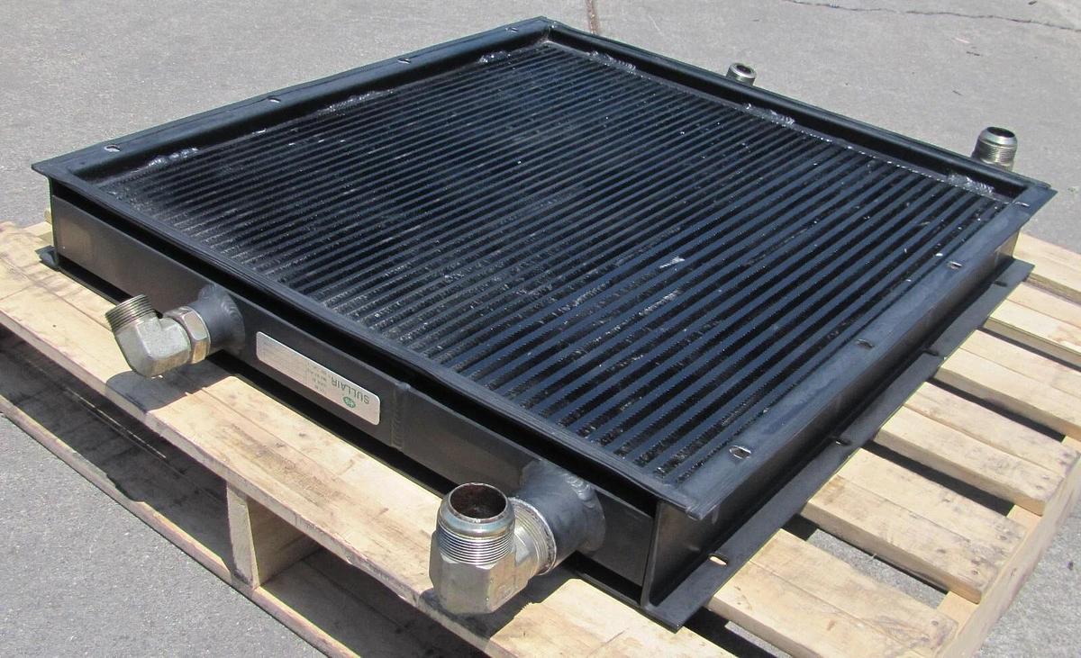 Used Sullair Air Oil Cooler 02250081-393 Part Replacement 50 HP Screw Air Compressor