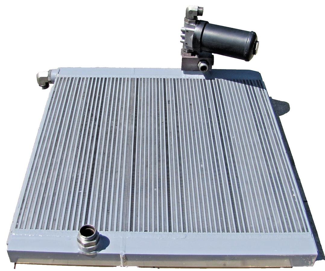 Used Sullair Air Oil Fluid Cooler 0225-0235-001 for 75 HP 5510 V/A Air Compressor