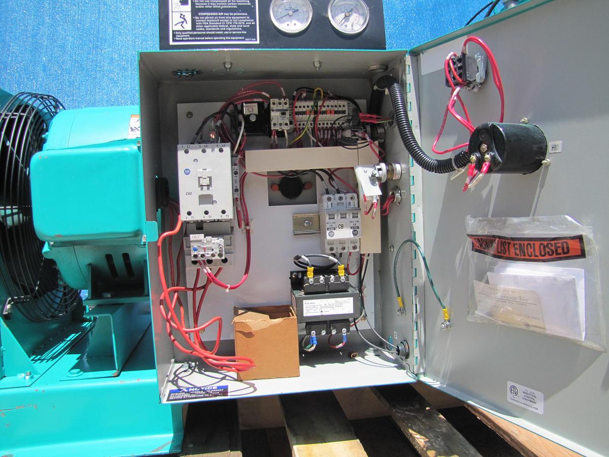 Used Sullivan Palatek 25 HP Rotary Screw Air Compressor 100 CFM 460V 3 Phase