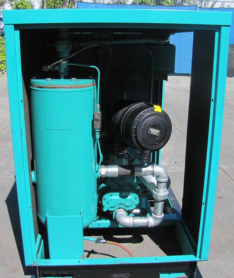 Used Sullivan Palatek 40 HP Rotary Screw Air Compressor 170 CFM 460V 3 Phase