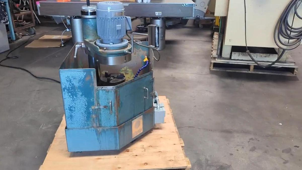 Used Amada 1HP Punch & Die Tool Grinder Sharpener TEG-160E w/ Coolant Pump 230V 3 PH