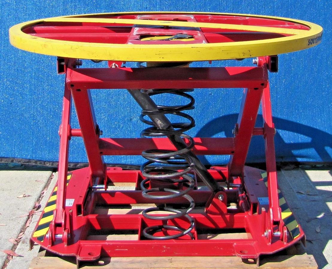Used Southworth PP360-R4 PalletPal Positioner Level Loader 4500 lb Cap 44in Turntable