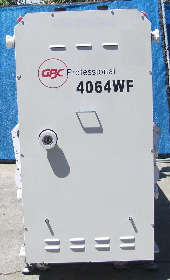 Used GBC 4064WF 64 Inch Wide Format Heated Roller Laminator 220V 1 Phase Industrial
