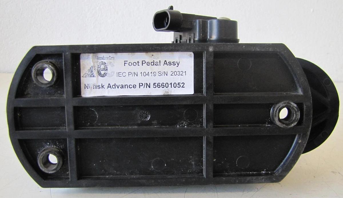 Used Nilfisk Advance Advenger 3400ST Foot Pedal Assembly 56601052 Floor Scrubber