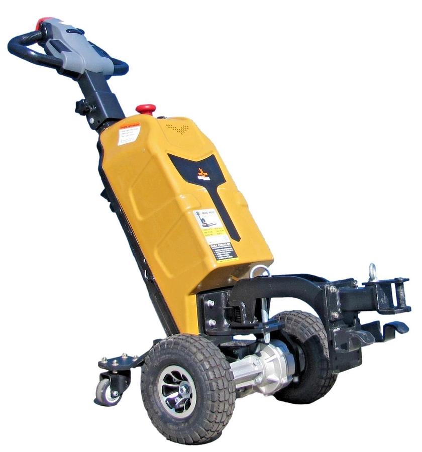 Used Big Joe T15 1500 lbs. Electric Walkie Puller Tugger 24 VDC W/ Battery Charger #1