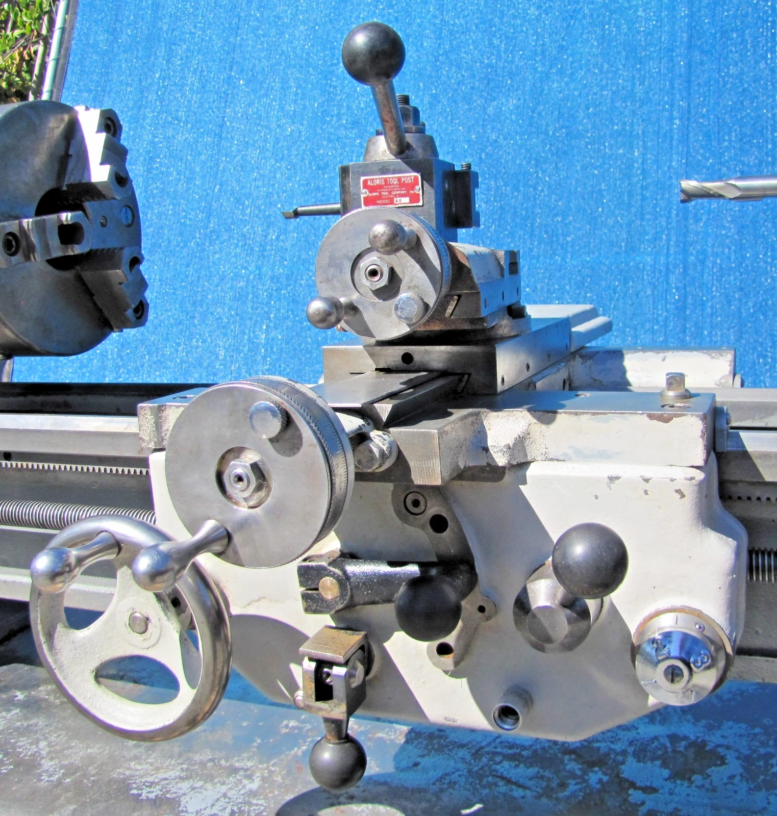 Used Rockwell 1HP Metal Lathe Variable Speed 8" 3 Jaw Chuck Cross Slide Feed 220V 1PH