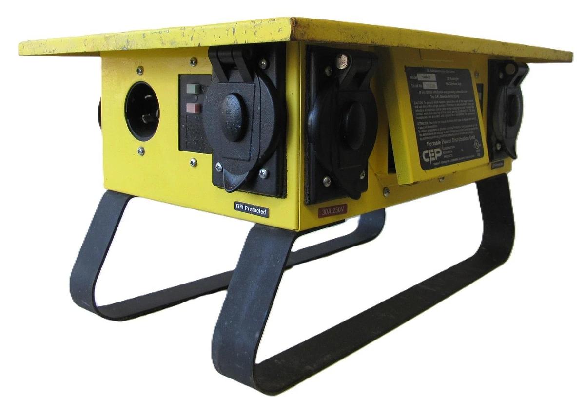 Used CEP 6506-GU Spider Power Distribution Box 50A 125/250V  3P 4W Household Outlets