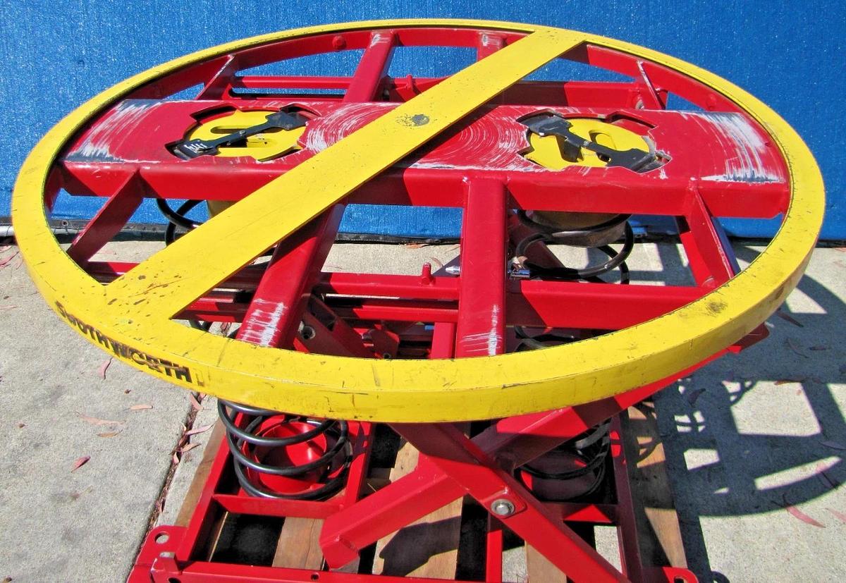 Used Southworth PP360-R4 PalletPal Positioner Level Loader 4500 lb Cap 44in Turntable