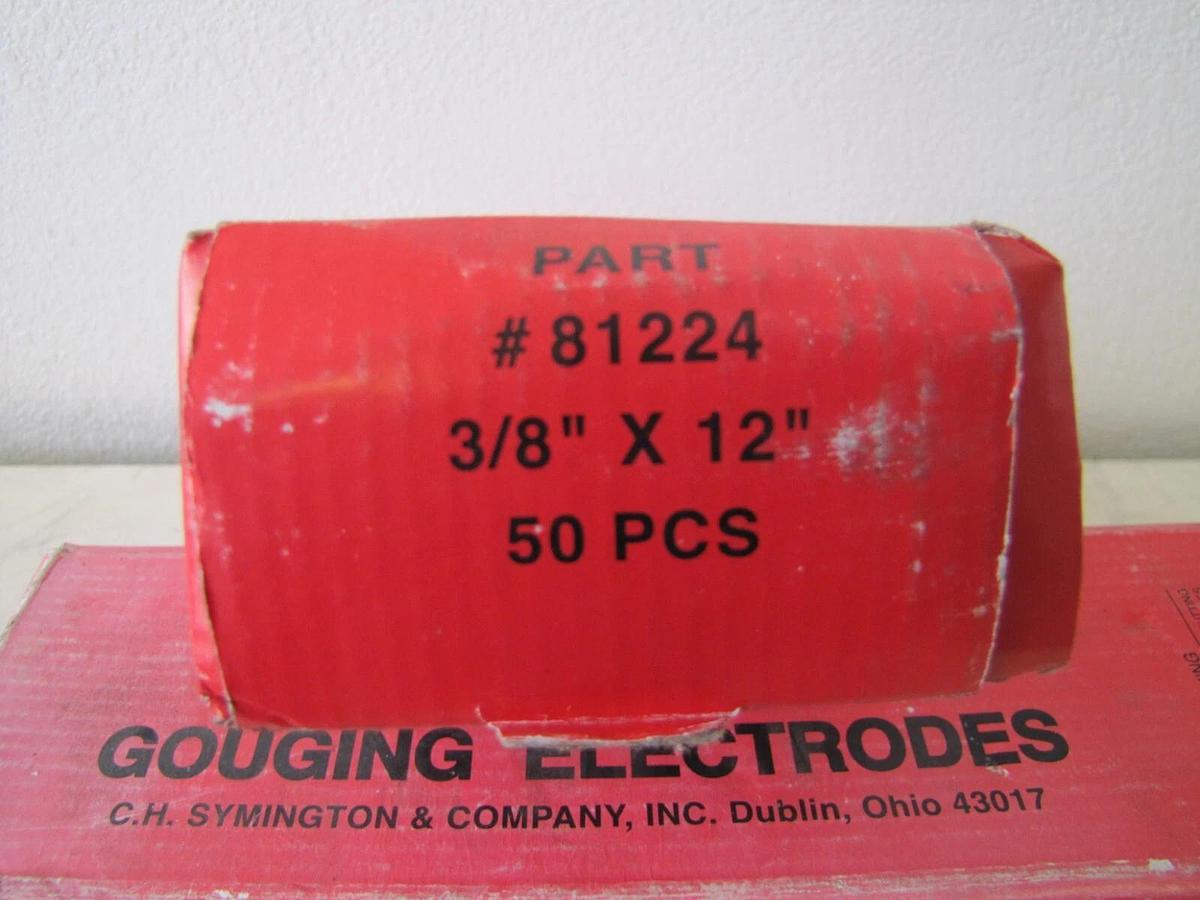 Used Lot of 3 Symex Gouging Electrode 3/8"x12" Pack of 50