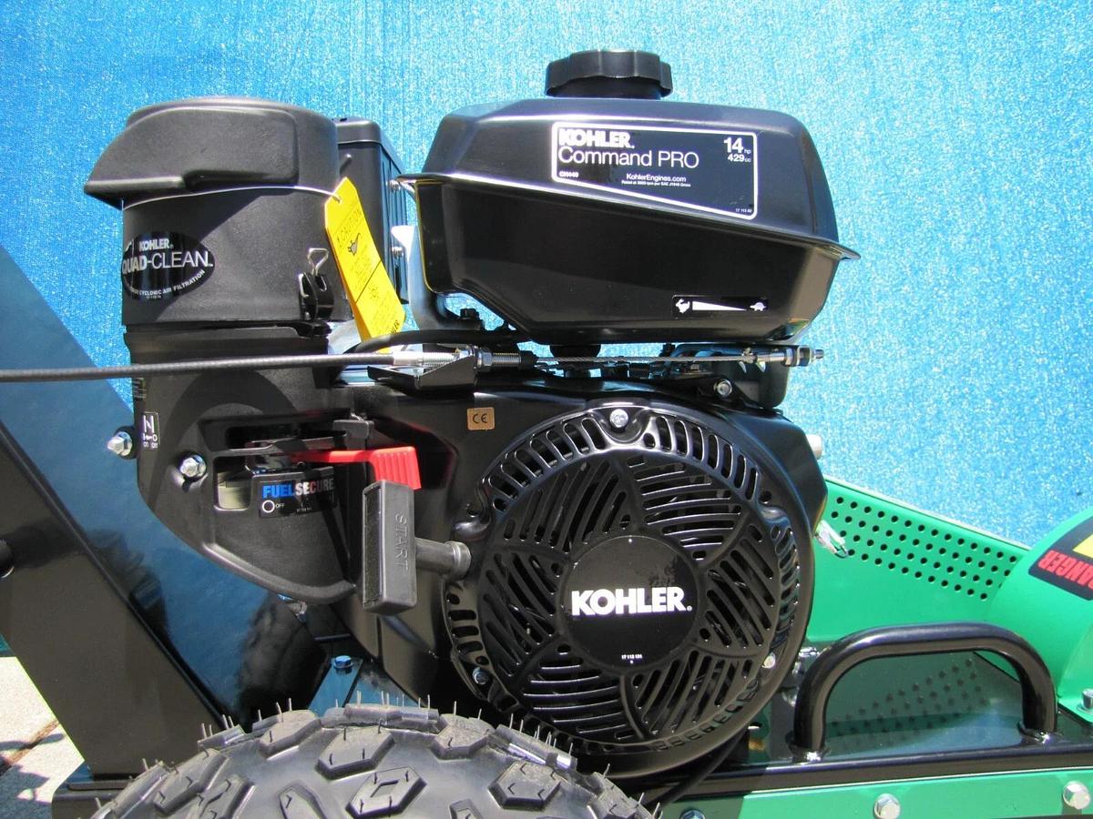 Used Maximus 15 HP Walk Behind Stump Grinder With Kohler Gas Engine & Extra Teeth