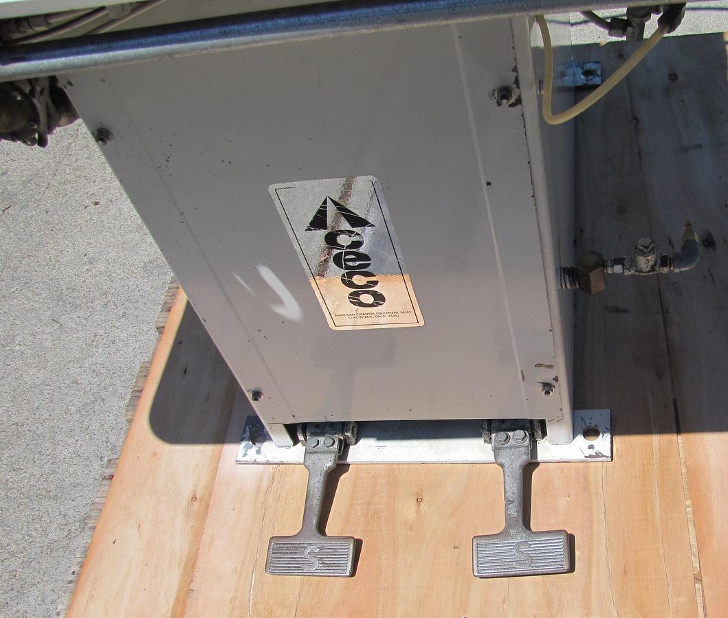 Used Ceco Dry Cleaning Machine Ironing Steam Press Steam & Air Operated Cissell Type