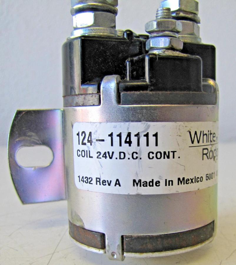 Used White Rodgers 124-114111 24V DC Soleniod 100 Amp SPNO 24 VDC Continous