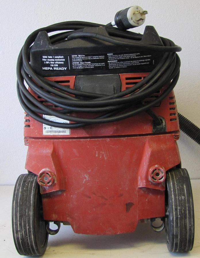 Used Hilti VC150-6XE Dust Extractor Vacuum 120V AC Hose Corded 120V Tool Outlet