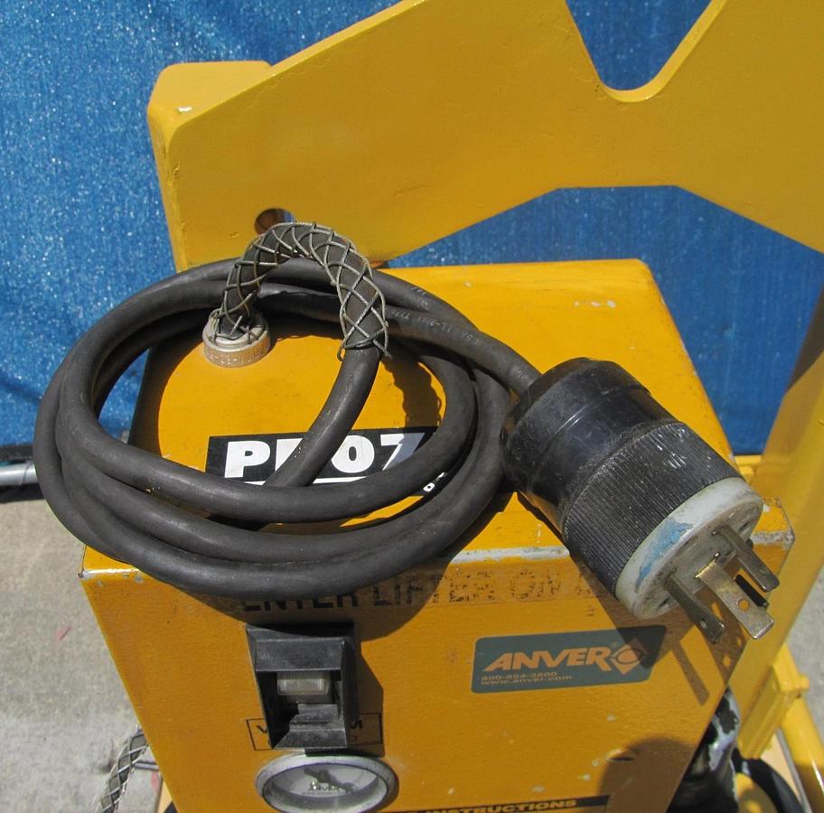 Used Anver 1000 lbs  Electric Powered Vacuum Pad Lifter Lift ET100S-FP 90° Tilting #2