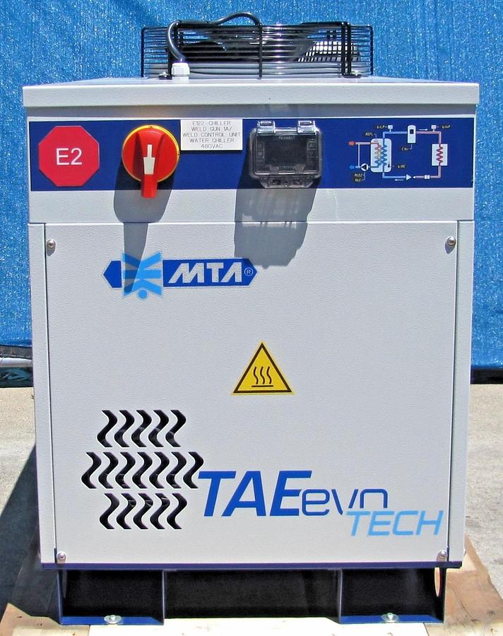 Used 2021 MTA TAEevo TECH 020 Air Cooled Water Chiller 2 Ton 24120 BTU 460V 3 Phase