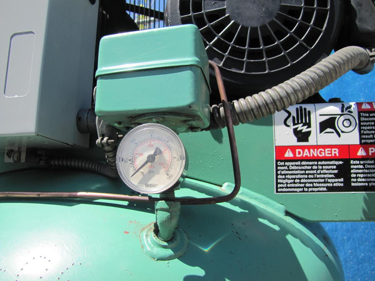 Used Speedaire 10 HP Piston Air Compressor with 80 Gallon Tank 175 PSI 230V 3 Phase