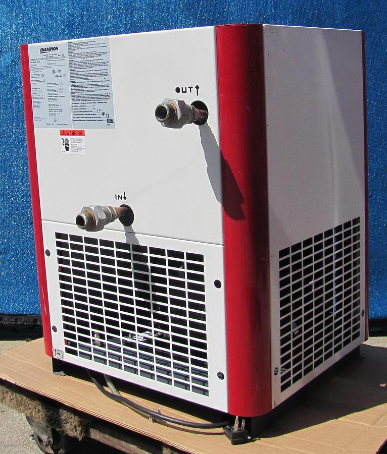 Used Champion Refrigerated Compressed Air Dyer CRN25A1 25 SCFM 232 PSI 115 VAC