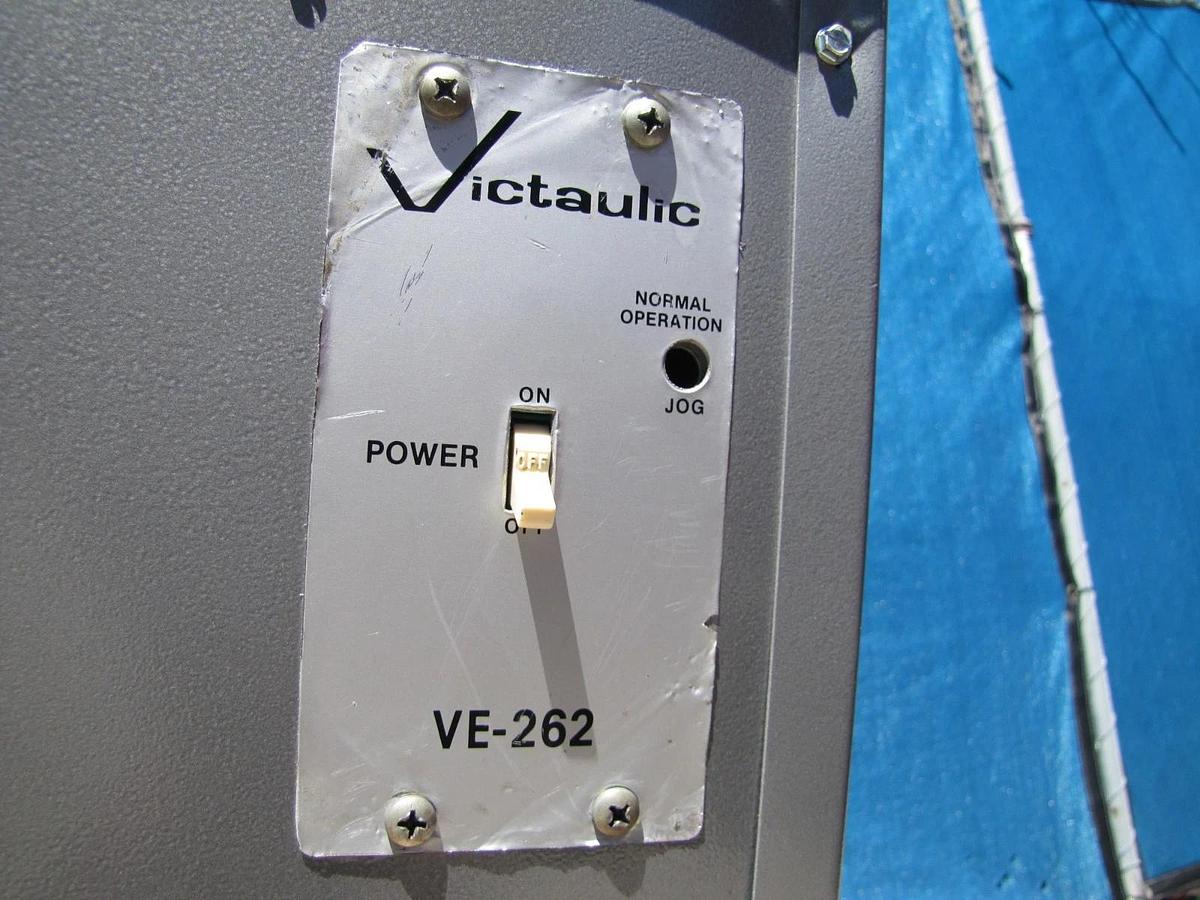 Used Victaulic VE-262 Hydraulic Pipe Groover 2" to 16" Pipe Grooving Machine 230V 1PH