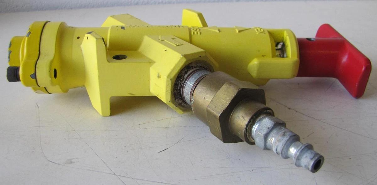 Used Speedaire 1/2" NPT Air Line Lockout Valve 4ZL04 Air System Shut Off Valve