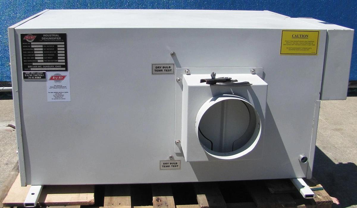 Used Bry-Air Industrial MiniPAC 600 MP-600 Desiccant Dehumidifier 240V 3 Phase
