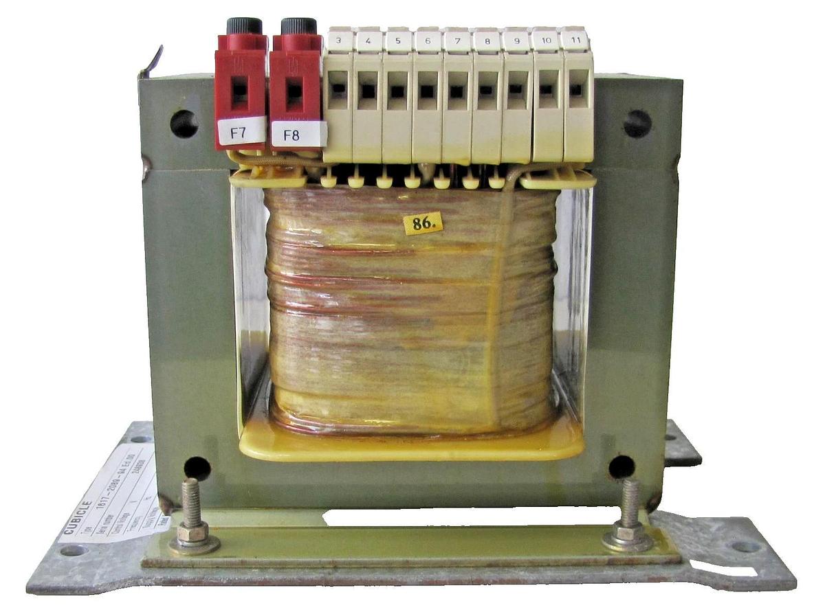 Used Siemens 1210 VA Power Transformer 460V Primary 220V Secondary Sidac-T 1200