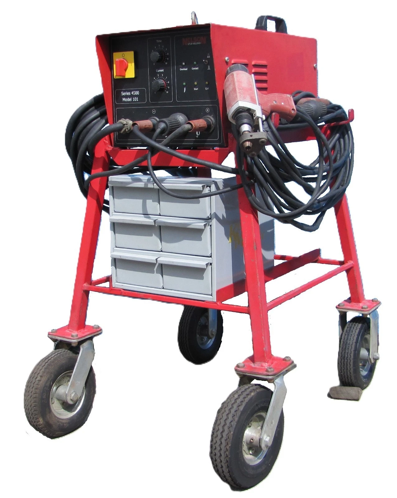 Used Nelson Series 4500 Model 101 Stud Welder 230V 3 Phase w/ Gun 1/8" to 1/2" Studs