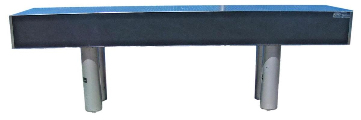 Used Newport NRC 10' x 2' Optical Breadboard Sealed Hole Table Top with Legs