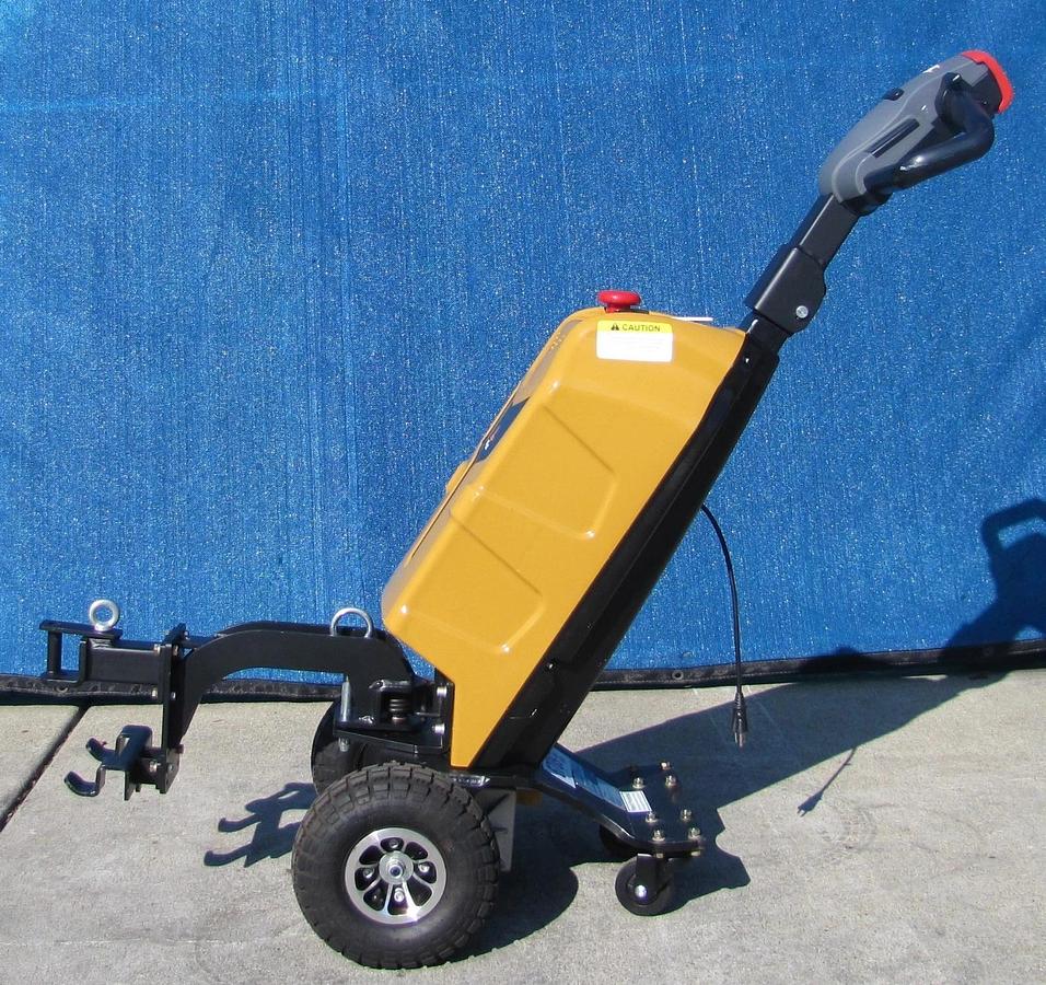 Used Big Joe T15 1500 lbs. Electric Walkie Puller Tugger 24 VDC W/ Battery Charger #2