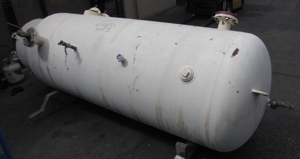 Used Brunner 600 Gallon Air Compressor Tank