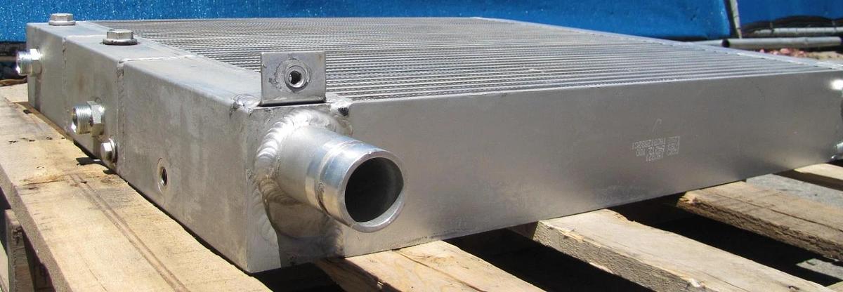 Used Gardner Denver Combination Oil Cooler ZS1069285 for 40 HP Air Compressor L23-29D