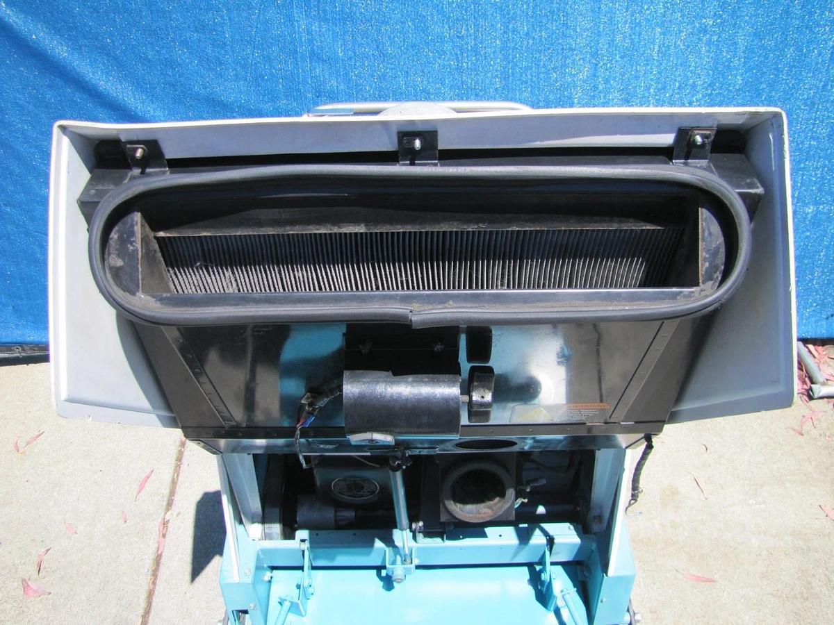 Used Tennant 186 Walk Behind Self Propelled Floor Sweeper Kohler Propane Engine