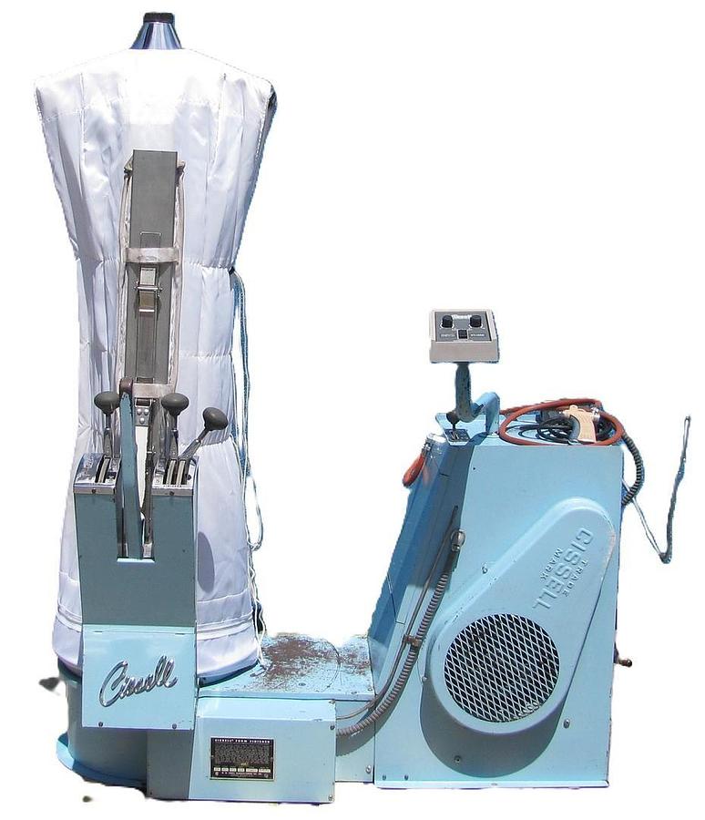 Used Cissell FFCD Dress Garment Form Finisher Steam Dry Cleaning Suzy Susie