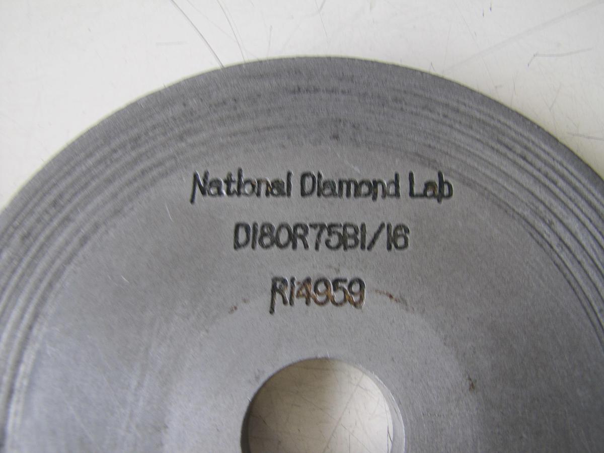 Used Lot of 7 Lapping Wheels 7" Diameter National Diamond Lab & US Diamond Wheel