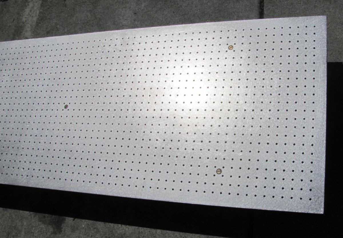 Used Newport NRC 72" x 24" Benchtop Optical Breadboard Table 1/4-20 Threaded Holes
