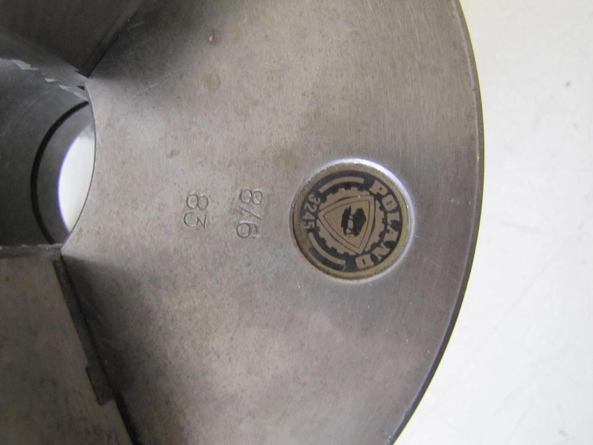 Used Bison Poland 8" 3-Jaw Self Centering Lathe Chuck 3245 Six Pin Rear Mount D1-6