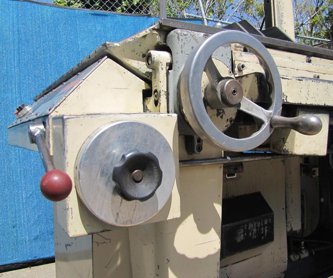 Used Marvel Series 8 Mark I Tilting Band Saw 230V 3PH Metal Cutting w/ Coolant Pump
