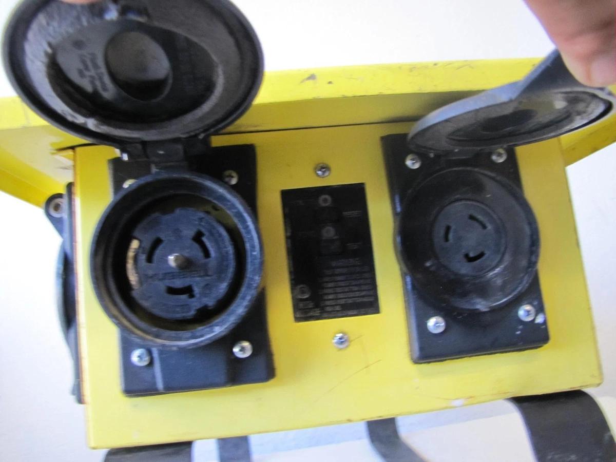 Used CEP 6506-GU Spider Power Distribution Box 50A 125/250V 3P 4W Twistlock Outlets