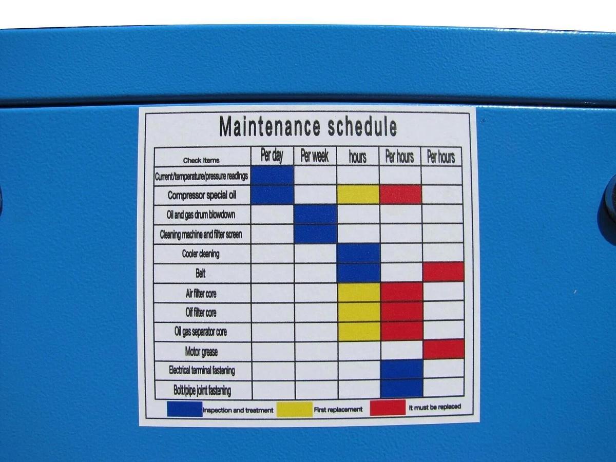 Used Maximus 10 HP Rotary Screw Air Compressor Direct Drive 230V 3 Phase