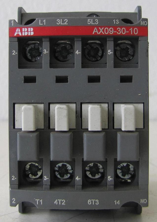 Used ABB Allen Bradley AX09-30-10 24 Amp 3 Pole Contactor 690V with 230V Coil