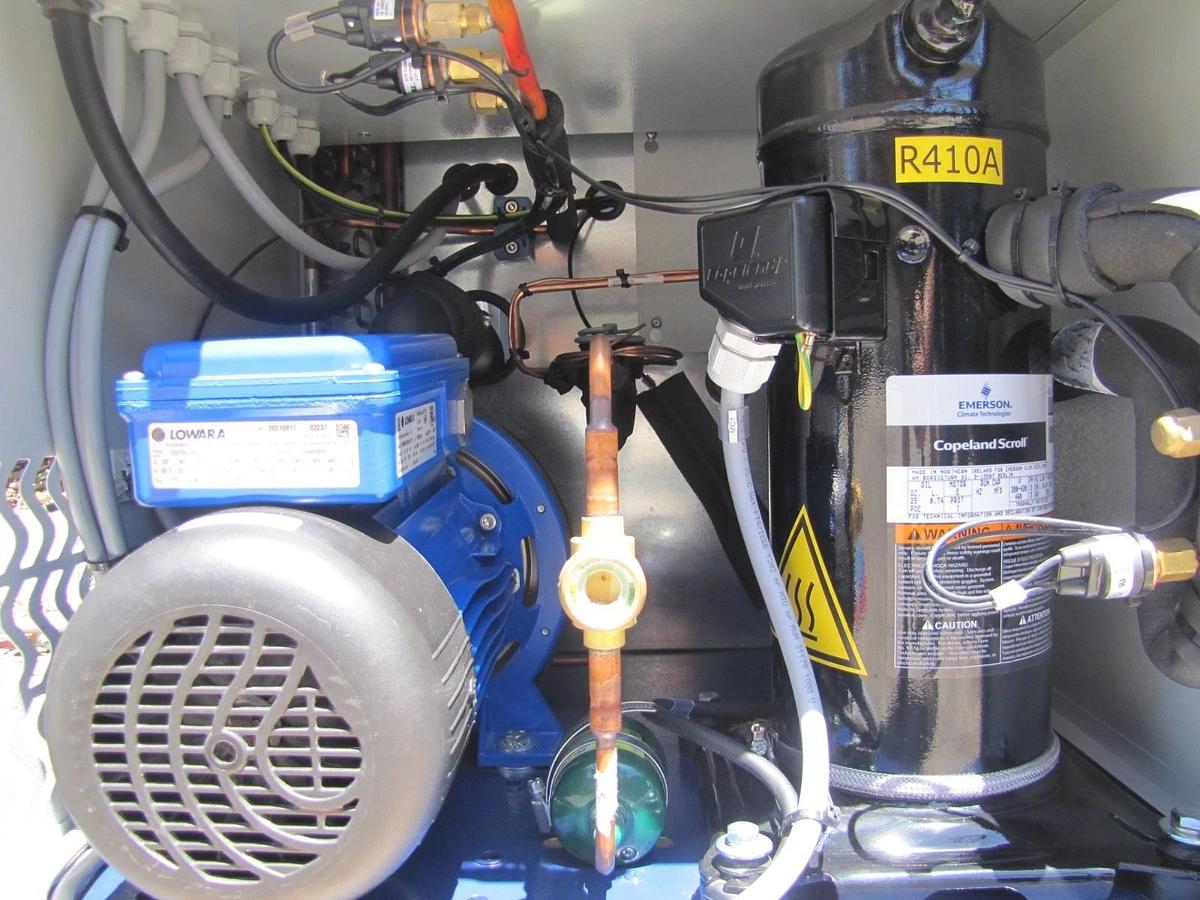 Used 2021 MTA TAEevo TECH 020 Air Cooled Water Chiller 2 Ton 24120 BTU 460V 3 Phase
