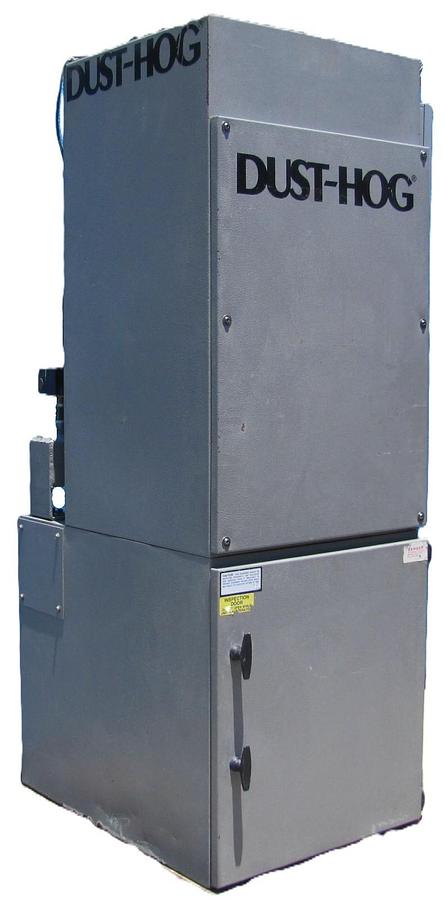 Used UAS 1.5 HP Dust Hog Air Filtration Dust Collector w/ Air Powered Filter Cleaner