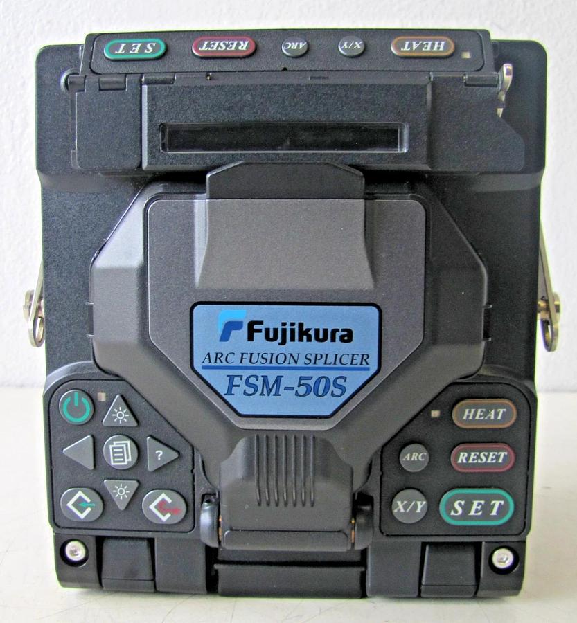 Used Fujikura FSM-50S Optical Fiber Arc Fusion Splicer AS IS with Case and Manual #2